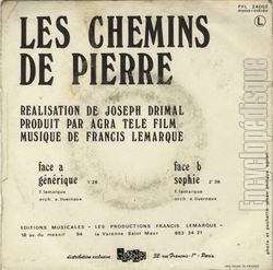 [Pochette de Les chemins de pierre (T.V. (Tlvision)) - verso]