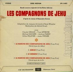 [Pochette de Les compagnons de Jhu (T.V. (Tlvision)) - verso]