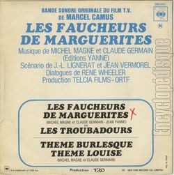 [Pochette de Les faucheurs de marguerites (T.V. (Tlvision)) - verso]