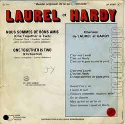 [Pochette de Laurel et Hardy (T.V. (Tlvision)) - verso]