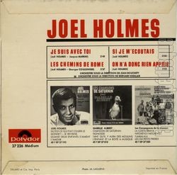 [Pochette de Les chemins de Rome (Jol HOLMS) - verso]