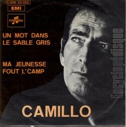 [Pochette de Un mot dans le sable gris (CAMILLO) - verso]