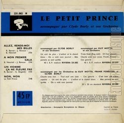 [Pochette de Allez, rends-moi mes billes (Le PETIT PRINCE) - verso]