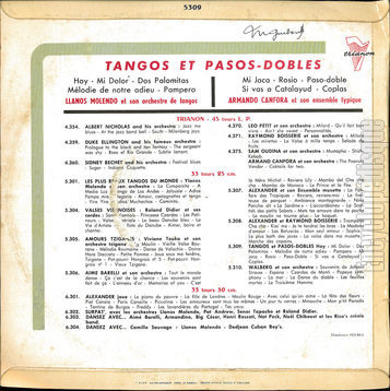 [Pochette de Tangos y pasos-dobles (COMPILATION) - verso]