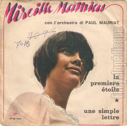 [Pochette de La premire toile / Une simple lettre (Mireille MATHIEU)]