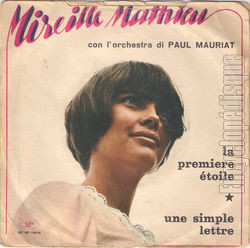 [Pochette de La premire toile / Une simple lettre (Mireille MATHIEU) - verso]