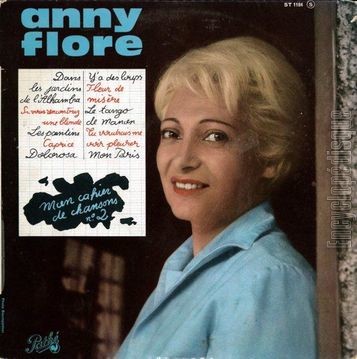 [Pochette de Mon cahier de chansons n 2 (Anny FLORE)]