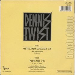 [Pochette de Achtung dans l’ascenseur (vos papiers bitte) (DENNIS’ TWIST) - verso]