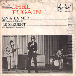 [Pochette de On a la mer / Le sergent (Michel FUGAIN) - verso]