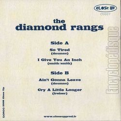 [Pochette de The DIAMOND RANGS (Les ANGLOPHILES) - verso]