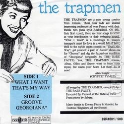 [Pochette de The TRAPMEN (Les ANGLOPHILES) - verso]