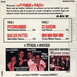 [Pochette de Psychologique (Les FLEURS DE BACH) - verso]