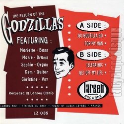 [Pochette de The return of the GODZILLAS (Les ANGLOPHILES) - verso]