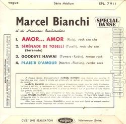 [Pochette de Amor… amor (Marcel BIANCHI) - verso]