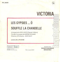 [Pochette de Les gypsies…  (VICTORIA) - verso]