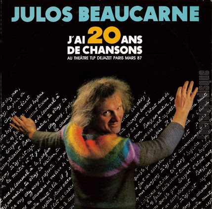 [Pochette de J’ai 20 ans de chansons (Julos BEAUCARNE)]