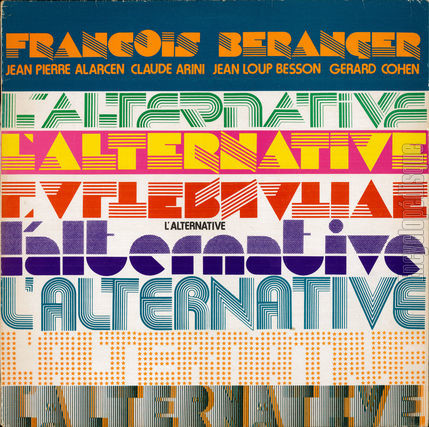 [Pochette de L’alternative (Franois BRANGER)]