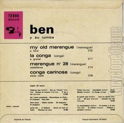 [Pochette de My old merengue (BEN (y su tumba)) - verso]