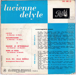 [Pochette de Java (Lucienne DELYLE) - verso]