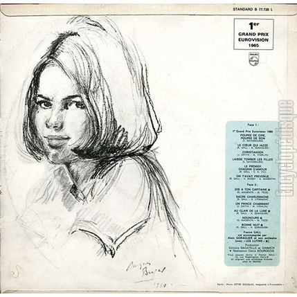 [Pochette de Deuxime album (France GALL) - verso]