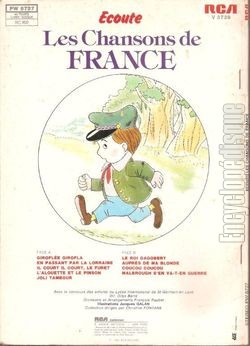 [Pochette de coute les chansons de France (Christine FONTANE) - verso]