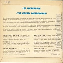 [Pochette de Savior, don’t pass me by (Les MESSAGERS) - verso]