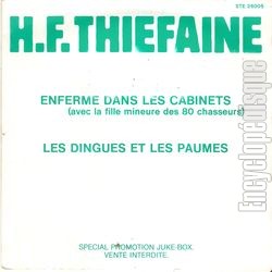 [Pochette de Enferm dans les cabinets / Les dingues et les paums (Hubert-Flix THIFAINE)]