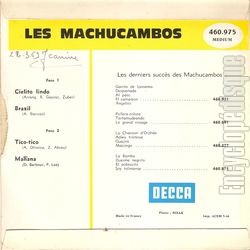 [Pochette de Cielito lindo (Les MACHUCAMBOS) - verso]