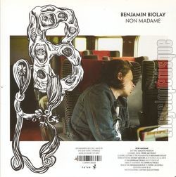 [Pochette de La fin des cours / Non madame (Benjamin BIOLAY) - verso]