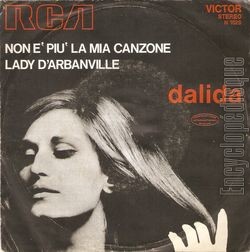 [Pochette de Non e’ piu’ la mia canzone / Lady D’Arbanville (DALIDA)]