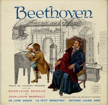 [Pochette de Beethoven racont aux enfant (Jean-Louis BARRAULT et Madeleine RENAUD)]