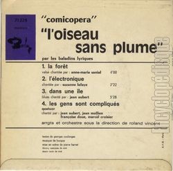 [Pochette de L ’oiseau sans plumes (COMICOPRA) - verso]