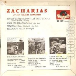 [Pochette de Quand refleuriront les lilas blancs (Helmut ZACHARIAS) - verso]