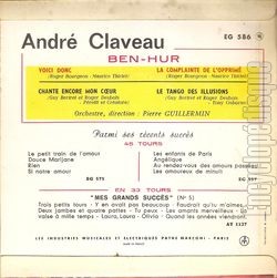 [Pochette de Ben Hur (Andr CLAVEAU) - verso]