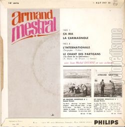 [Pochette de a ira - 16me srie (Armand MESTRAL) - verso]