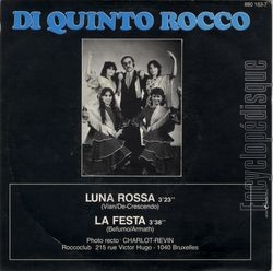 [Pochette de Luna rossa (Di Quinto ROCCO) - verso]