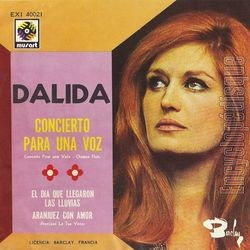 [Pochette de Concierto para una voz (DALIDA)]