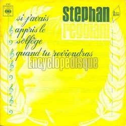 [Pochette de Si j’avais appris le solfge (Stephan REGGIANI)]