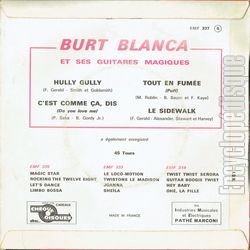 [Pochette de Hully gully (Burt BLANCA) - verso]