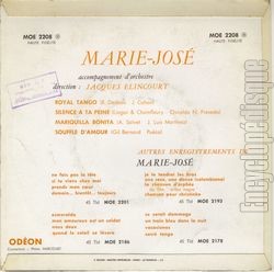 [Pochette de Royal tango (MARIE-JOS) - verso]