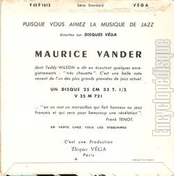 [Pochette de I’ll remember april (Maurice VANDER) - verso]