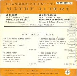 [Pochette de Chansons… volent - 1 (Math ALTRY) - verso]