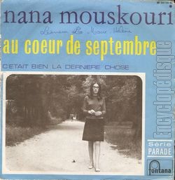 [Pochette de Au cœur de septembre (Nana MOUSKOURI)]