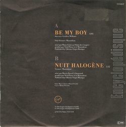 [Pochette de Be my boy (Liane FOLY) - verso]