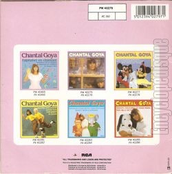 [Pochette de Un lapin (Chantal GOYA) - verso]