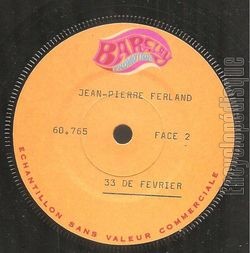 [Pochette de Avant de m’assagir / Le 33 de fvrier (Jean-Pierre FERLAND) - verso]