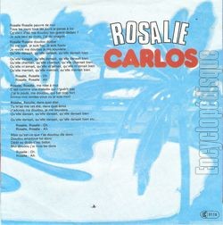 [Pochette de Rosalie (CARLOS) - verso]