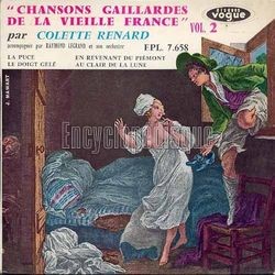 [Pochette de Chansons gaillardes de la vieille France (Colette RENARD)]