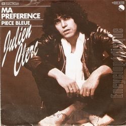 [Pochette de Ma prfrence / Pice bleue (Julien CLERC) - verso]