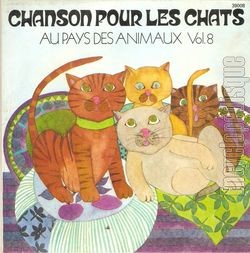 [Pochette de Au pays des animaux vol. 8  Chanson pour les chats  (JEUNESSE)]